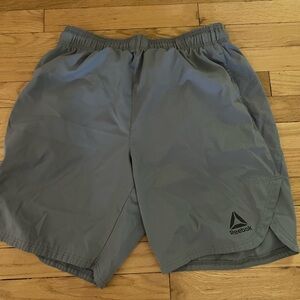 Reebok men’s shorts Large . Gray